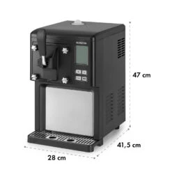 Sweet Sundae Eiscrememaschine Kompressor 1,5l Edelstahl Schwarz -Haushaltsgeräte Geschäft 10034911 yy 0010 logo Klarstein Sahnehaeubchen Eiscrememaschine schwarz