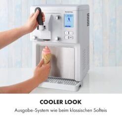 Sweet Sundae Eiscrememaschine Kompressor 1,5l Edelstahl Weiß -Haushaltsgeräte Geschäft 10034912 de 0003 logo