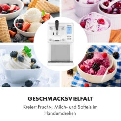 Sweet Sundae Eiscrememaschine Kompressor 1,5l Edelstahl Weiß -Haushaltsgeräte Geschäft 10034912 de 0004 logo