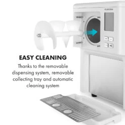 Sweet Sundae Eiscrememaschine Kompressor 1,5l Edelstahl Weiß -Haushaltsgeräte Geschäft 10034912 uk 0008 logo Klarstein Sahnehaeubchen Eiscrememaschine weiss