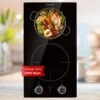 Kochheld Doppel-Induktionskochfeld 2900W Dreh-Regler Glas Schwarz -Haushaltsgeräte Geschäft 10034946 de 0001 main