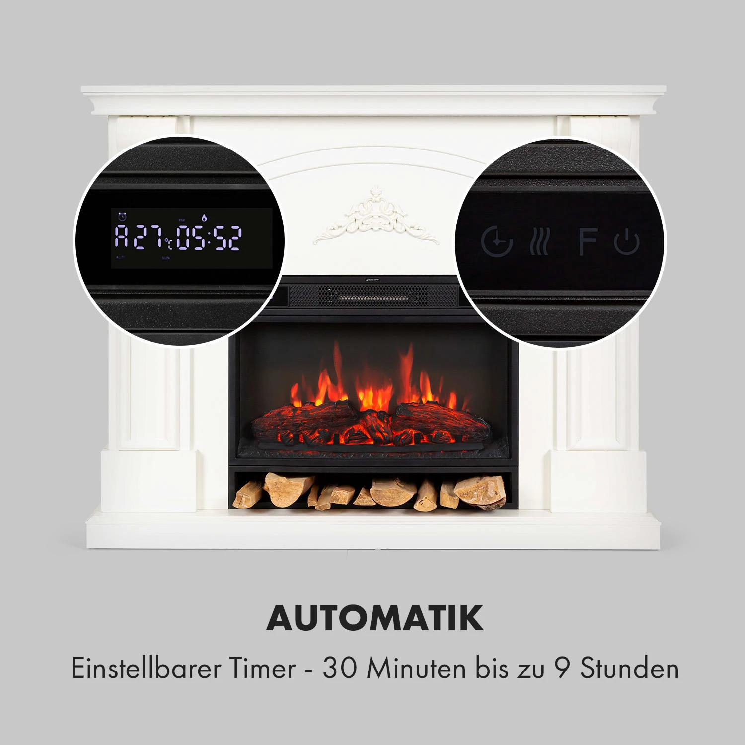 Vulsini Dawn Elektrokamin 1900 W LED-Technik Fernbedienung 5 Vulsini Dawn Elektrokamin 1900 W LED-Technik Fernbedienung – Bild 3