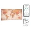 Wonderwall Air Art Smart Infrarotheizung 120x60cm 700W Wandinstallation App-Steuerung Weltkarte -Haushaltsgeräte Geschäft 10035128 yy 0001 titel Klarstein WonderwallAirArt Smart 700W60x120 Map