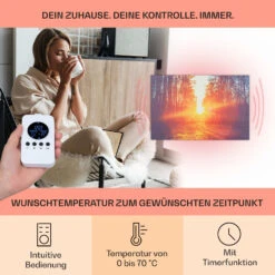 Wonderwall Air Art Infinite 580 Infrarotheizung 90x60 Cm -Haushaltsgeräte Geschäft 10035172 de 0003 usp