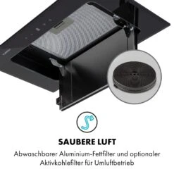 Hektor Brilliant Edition Lüfterbaustein 52 Cm 506 M³/h Touch Glas -Haushaltsgeräte Geschäft 10035186 de 0006 logo