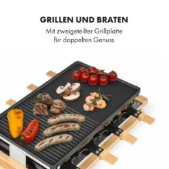 Tournedo Raclette 1200W Aluminiumguss 8 Personen Holz-Dekor -Haushaltsgeräte Geschäft 10035219 de 0003 logo