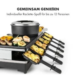 Fonduelette XL 3-in-1 Raclettegrill Fondue Naturstein 1650W 12 Pers -Haushaltsgeräte Geschäft 10035220 de 0005 logo