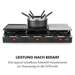 Fonduelette XL 3-in-1 Raclettegrill Fondue Naturstein 1650W 12 Pers -Haushaltsgeräte Geschäft 10035220 de 0006 logo