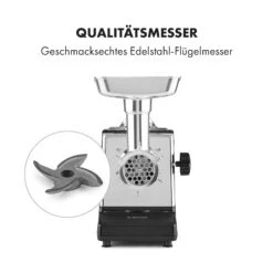 Kraftprotz Elektrischer Fleischwolf 700 W Kupfermotor Hack Wurst Kebbe Edelstahl -Haushaltsgeräte Geschäft 10035233 de 0004 logo