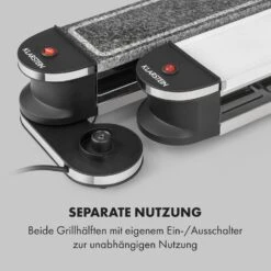 Tenderloin 50/50 Raclette-Grill 1200W 8 Personen Natursteinplatte Metallgrillplatte -Haushaltsgeräte Geschäft 10035260 de 0005 logo