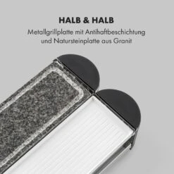 Tenderloin 50/50 Raclette-Grill 1200W 8 Personen Natursteinplatte Metallgrillplatte -Haushaltsgeräte Geschäft 10035260 de 0006 logo