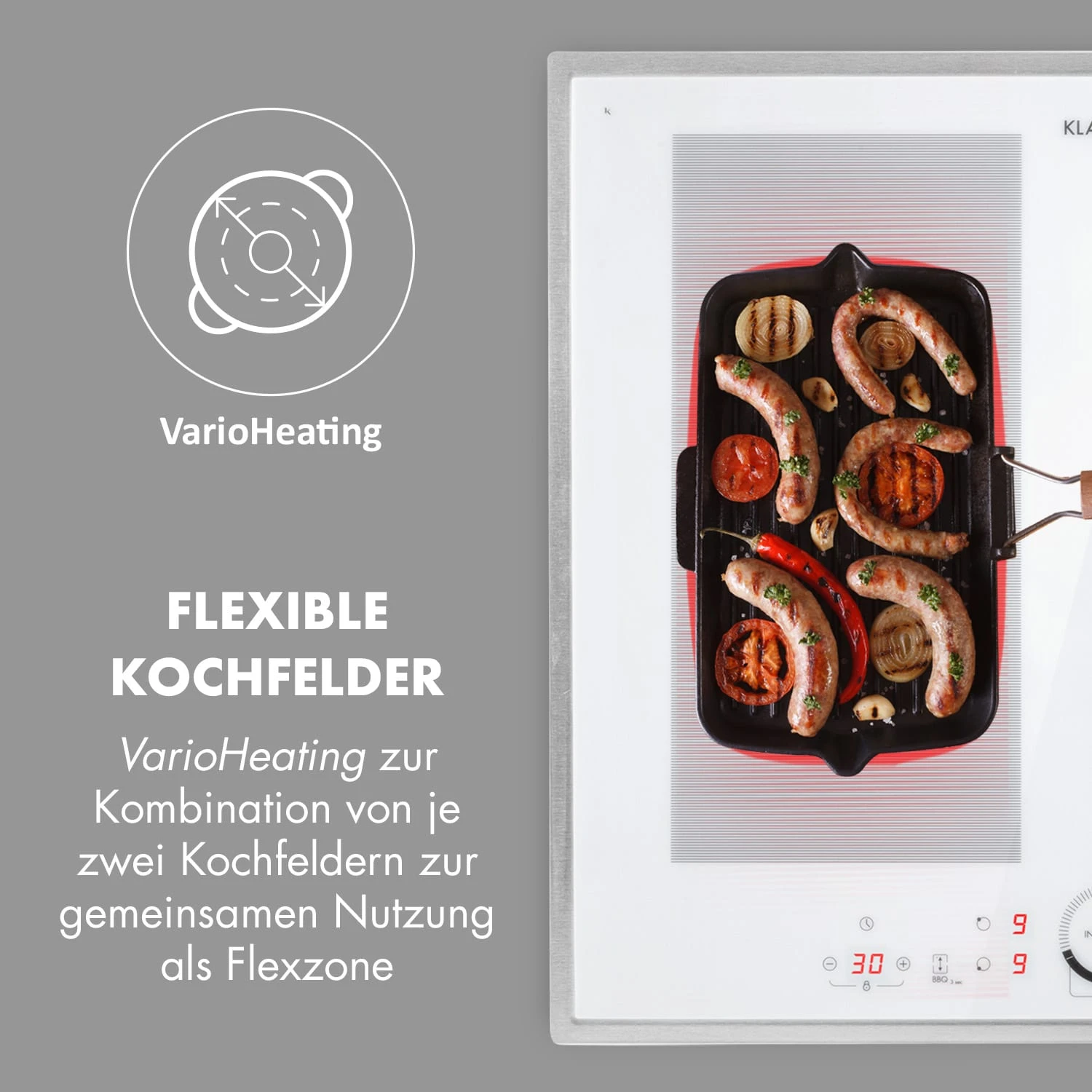 Delicatessa 60 Prime Induktionskochfeld 4 Zonen 7000W Timer 5 Delicatessa 60 Prime Induktionskochfeld 4 Zonen 7000W Timer – Bild 3