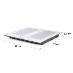 Delicatessa 60 Prime Induktionskochfeld 4 Zonen 7000W Timer 23 Delicatessa 60 Prime Induktionskochfeld 4 Zonen 7000W Timer -Haushaltsgeräte Geschäft 10035267 yy 0011 logo Klarstein Delicatessa 60 Prime Kochfeld weiss