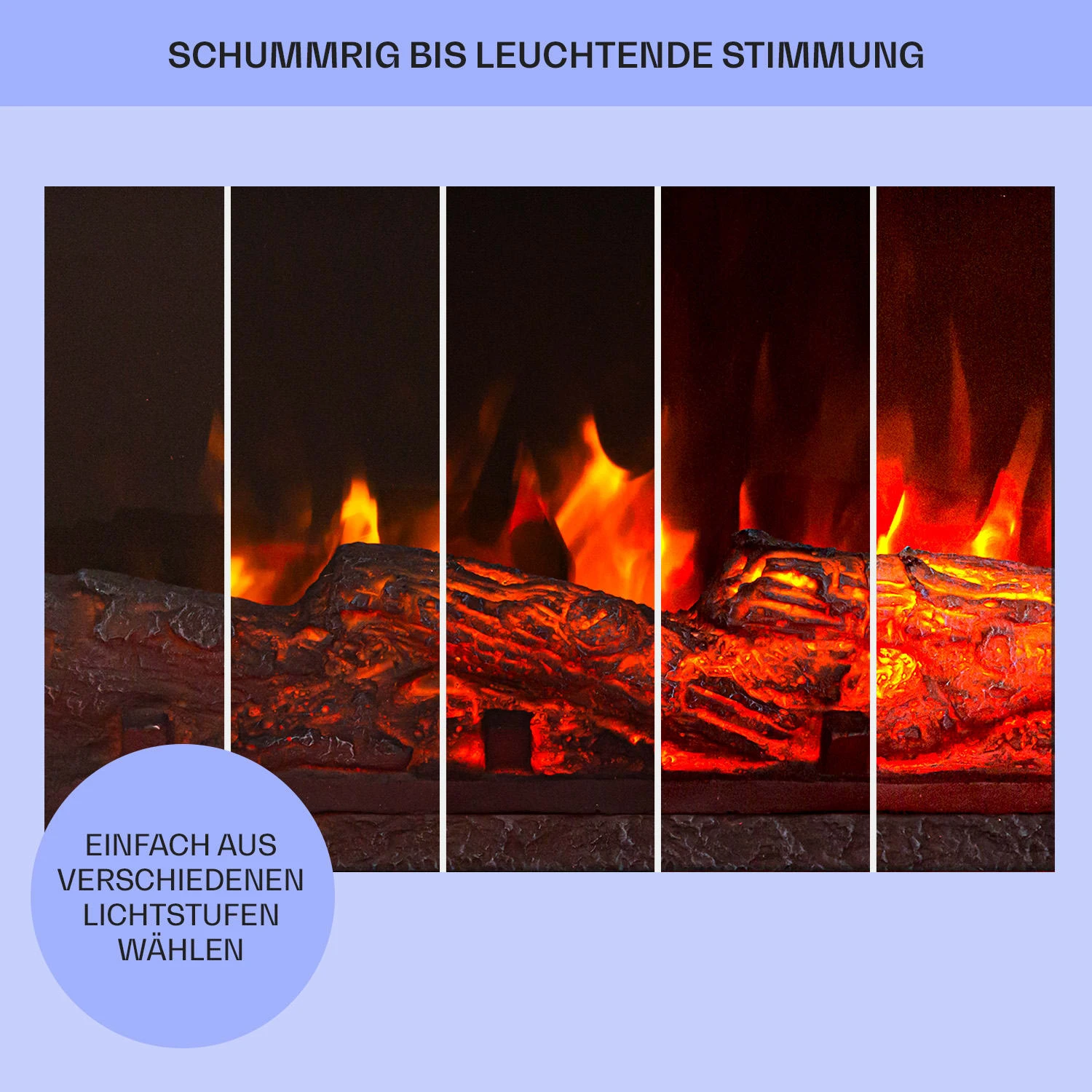 Kamini FXL Elektrischer Kamin Kamineinsatz 1000/2000W 2W LED Schwarz 10 Kamini FXL Elektrischer Kamin Kamineinsatz 1000/2000W 2W LED Schwarz – Bild 8