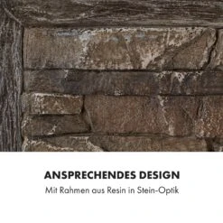 Alpbach Elektrischer Kamin 1800W 2 Heizstufen 65 Cm Stein-Optik -Haushaltsgeräte Geschäft 10035314 de 0005 logo