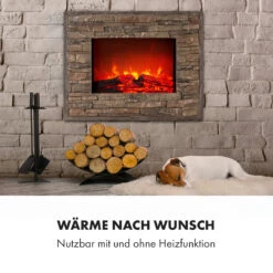 Alpbach Elektrischer Kamin 1800W 2 Heizstufen 65 Cm Stein-Optik -Haushaltsgeräte Geschäft 10035314 de 0006 logo