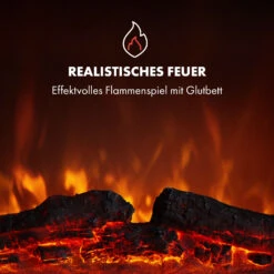 Alpbach Snow Elektrischer Kamin 1800W 2 Heizstufen 65 Cm Weißer Rahmen -Haushaltsgeräte Geschäft 10035315 de 0007 logo