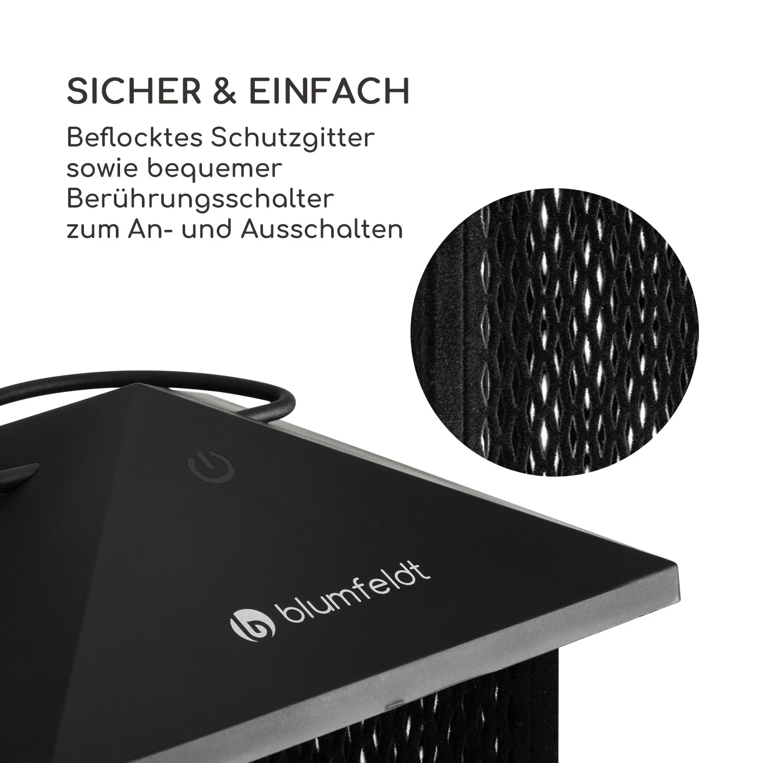 Heat Tower Infrarot-Heizstrahler 1500W Carbon-Heizelement IP55 8 Heat Tower Infrarot-Heizstrahler 1500W Carbon-Heizelement IP55 – Bild 6