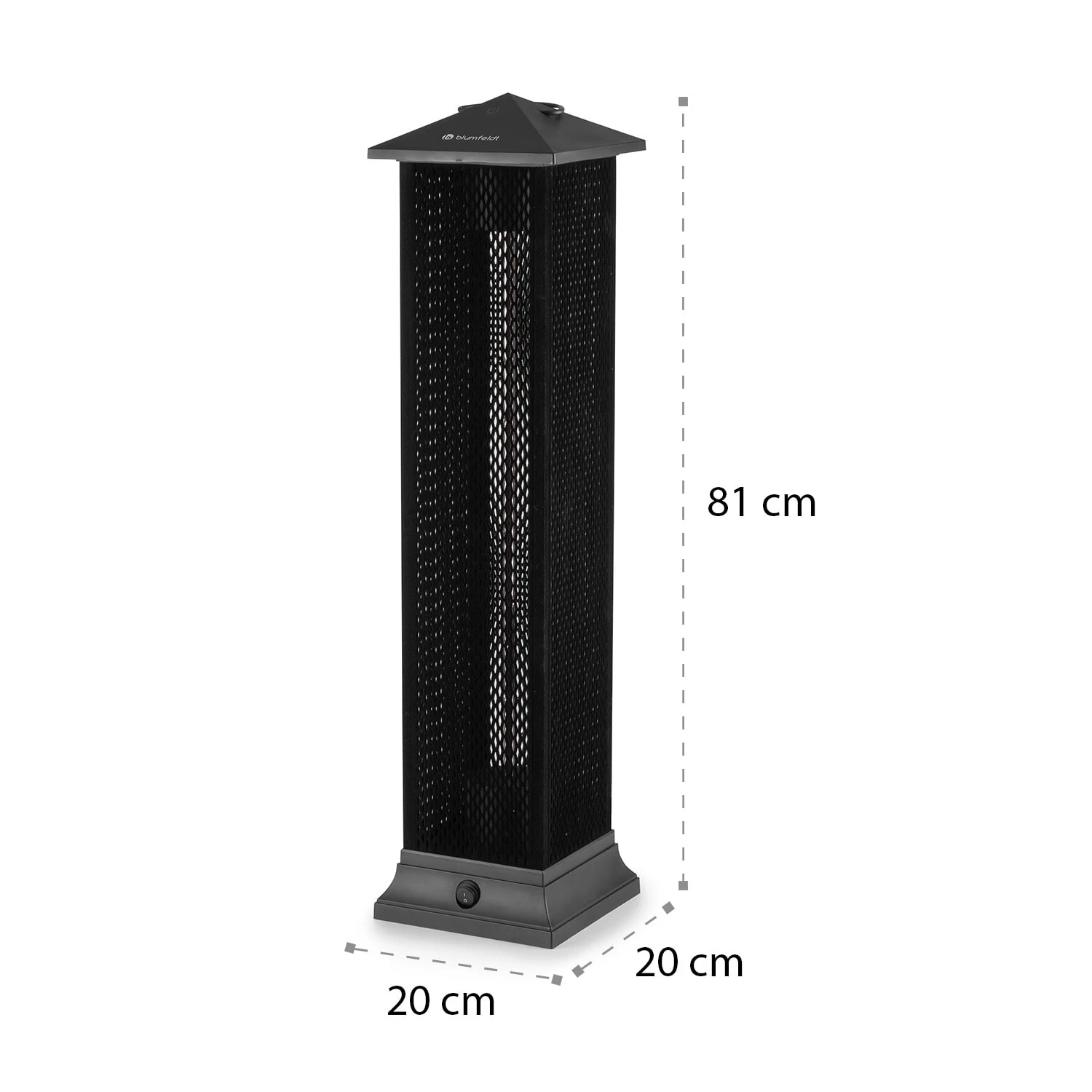 Heat Tower Infrarot-Heizstrahler 1500W Carbon-Heizelement IP55 9 Heat Tower Infrarot-Heizstrahler 1500W Carbon-Heizelement IP55 – Bild 7