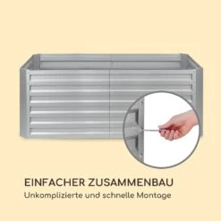 High Grow Straight Hochbeet 200x60x100cm 1200l Stahl -Haushaltsgeräte Geschäft 10035351 de 0007 logo