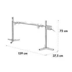 Sauenland Survivor Spanferkelgrill Drehspieß 12W 70kg Max. Edelstahl -Haushaltsgeräte Geschäft 10035372 yy 0008 logo Klarstein Spanferkelgrill Sauenland Survivor