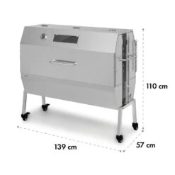 Sauenland Pro XL Spanferkelgrill Drehspieß 15W 4 Rollen Edelstahl 19 Sauenland Pro XL Spanferkelgrill Drehspieß 15W 4 Rollen Edelstahl -Haushaltsgeräte Geschäft 10035373 yy 0009 logo Klarstein Sauenland Pro XL Spanferkelgrill