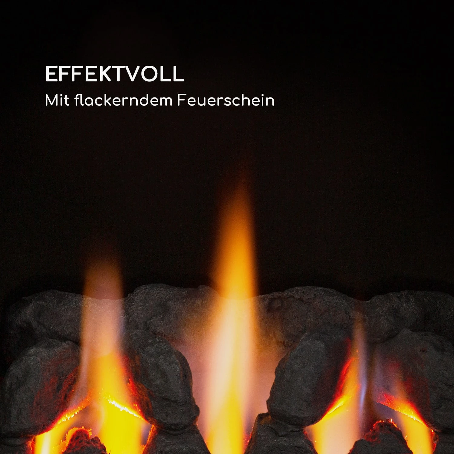 Andora Flame Gasheizofen Gasheizer Feuerschein Bis 3,4kW 5 Andora Flame Gasheizofen Gasheizer Feuerschein Bis 3,4kW – Bild 3