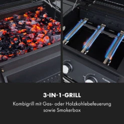 Kingsville Smoker Kombigrill Gas Kohle Smoker 13,5kW 3+1 Brenner -Haushaltsgeräte Geschäft 10035409 de 0003 logo