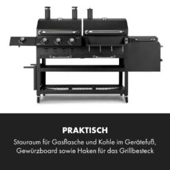 Kingsville Smoker Kombigrill Gas Kohle Smoker 13,5kW 3+1 Brenner -Haushaltsgeräte Geschäft 10035409 de 0006 logo
