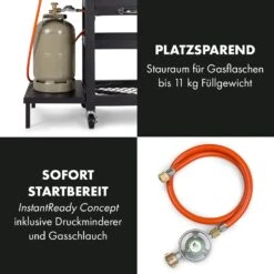 Kingsville Smoker Kombigrill Gas Kohle Smoker 13,5kW 3+1 Brenner -Haushaltsgeräte Geschäft 10035409 de 0007 logo