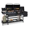 Kingsville Smoker Kombigrill Gas Kohle Smoker 13,5kW 3+1 Brenner -Haushaltsgeräte Geschäft 10035409 yy 0001 titel