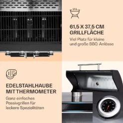 Valdosta 4.1 Gasgrill 4 X 2,8 KW + 2,5 KW Brenner Edelstahl Mobil -Haushaltsgeräte Geschäft 10035415 de 0003 logo