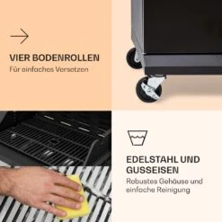 Valdosta 4.1 Gasgrill 4 X 2,8 KW + 2,5 KW Brenner Edelstahl Mobil -Haushaltsgeräte Geschäft 10035415 de 0007 logo