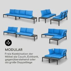 Cartagena Lounger 2 Zweisitzer Mit Tisch Stahl Polyester -Haushaltsgeräte Geschäft 10035434 de 0003 logo