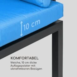 Cartagena Lounger 2 Zweisitzer Mit Tisch Stahl Polyester -Haushaltsgeräte Geschäft 10035434 de 0007 logo