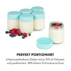 Gaia Greek Joghurt-Maker 1,26 L 6 Gläser Inkl. Sieb-Box -Haushaltsgeräte Geschäft 10035435 de 0003 logo