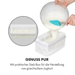Gaia Greek Joghurt-Maker 1,26 L 6 Gläser Inkl. Sieb-Box -Haushaltsgeräte Geschäft 10035435 de 0006 logo
