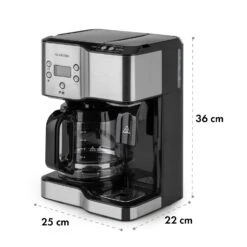 Caldetto Kaffeemaschine 1900W Heißwasserspender -Haushaltsgeräte Geschäft 10035476 yy 0008 logo Klarstein Caldetto Kaffeemaschine schwarz