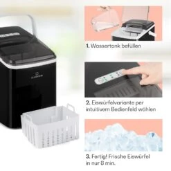 Arctic Porter Eiswürfelmaschine Bullet-Eis 12kg/24h Edelstahl 12 Arctic Porter Eiswürfelmaschine Bullet-Eis 12kg/24h Edelstahl -Haushaltsgeräte Geschäft 10035553 de 0004 usp