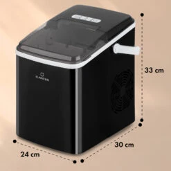 Arctic Porter Eiswürfelmaschine Bullet-Eis 12kg/24h Edelstahl 15 Arctic Porter Eiswürfelmaschine Bullet-Eis 12kg/24h Edelstahl -Haushaltsgeräte Geschäft 10035553 yy 0011 dimensions