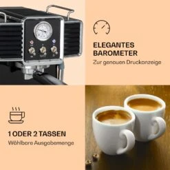 Gusto Classico Espressomaker 1350 Watt 20 Bar Druck 1,5 Liter 13 Gusto Classico Espressomaker 1350 Watt 20 Bar Druck 1,5 Liter -Haushaltsgeräte Geschäft 10035564 de 0004 logo