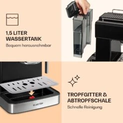Gusto Classico Espressomaker 1350 Watt 20 Bar Druck 1,5 Liter 16 Gusto Classico Espressomaker 1350 Watt 20 Bar Druck 1,5 Liter -Haushaltsgeräte Geschäft 10035564 de 0007 logo