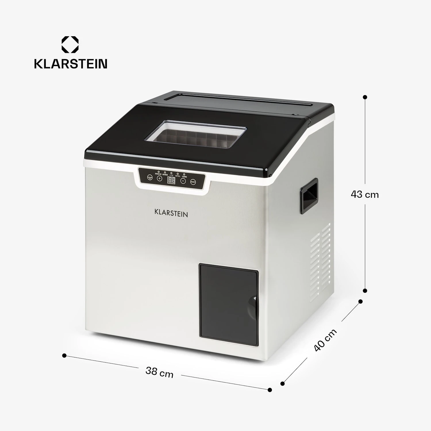 Icefestival Cube Eiswürfelbereiter 400W 1,9l 20kg/24h 9 Icefestival Cube Eiswürfelbereiter 400W 1,9l 20kg/24h – Bild 7