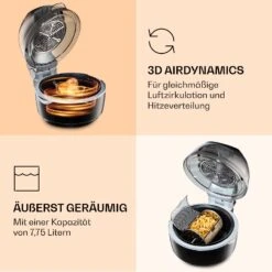 VitAir Smart Heißluftfritteuse App-Steuerung / 1400W / 7,75 Ltr / 20 Programme -Haushaltsgeräte Geschäft 10035592 de 0006 logo