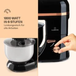 Lucia Elegance Küchenmaschine Mixer Fleischwolf 2000W BPA-frei -Haushaltsgeräte Geschäft 10035639 de 0003 logo