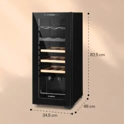 Bovella 18 Duo+ Zweizonen-Weinkühlschrank 50l 18 Fl. Glastür -Haushaltsgeräte Geschäft 10035696 yy 0007 logo