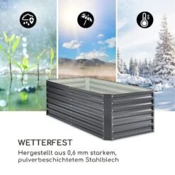 High Grow Straight Hochbeet 180 X 60 X 90 Cm 970 L Stahl Verzinkt -Haushaltsgeräte Geschäft 10035813 de 0006 logo