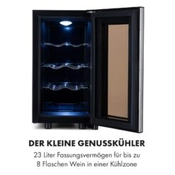 Reserva 8 Slim Uno Weinkühlschrank 8 Flaschen 23 Liter Edelstahl -Haushaltsgeräte Geschäft 10035861 de 0003 logo