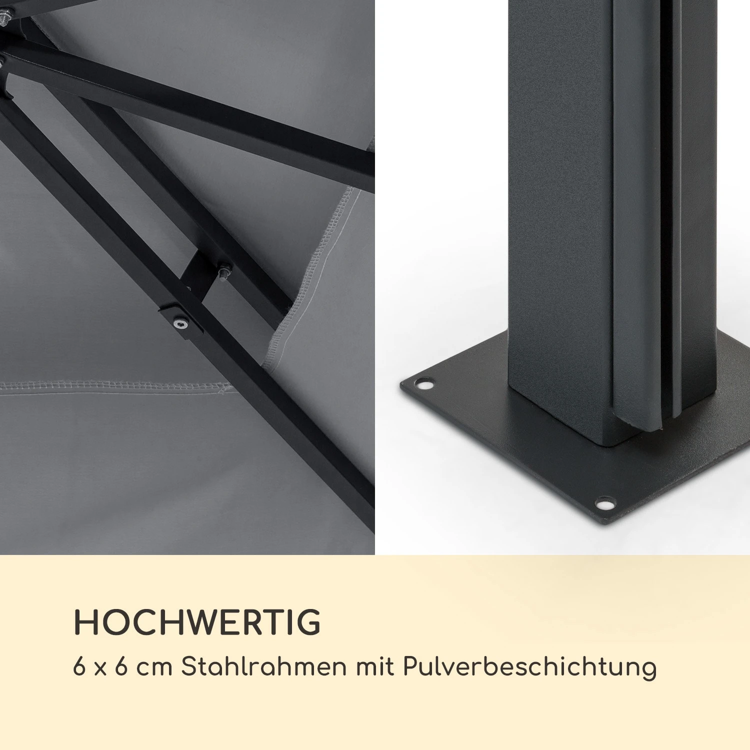 Grandezza Cortina Gartenpavillon 3x6m 4 Seitenteile 6 Grandezza Cortina Gartenpavillon 3x6m 4 Seitenteile – Bild 4