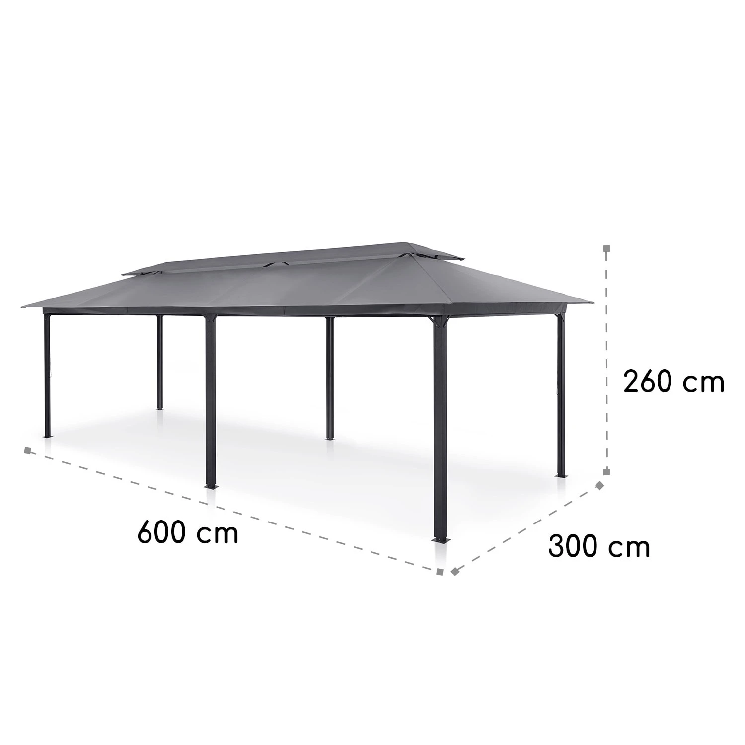 Grandezza Cortina Gartenpavillon 3x6m 4 Seitenteile 9 Grandezza Cortina Gartenpavillon 3x6m 4 Seitenteile – Bild 7